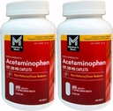 Mark 500mg Extra Strength Acetaminophen MegaSize 2Pack (600 Count Every) 7hm2Dcs