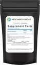 Verschrieben für Leben N Acetyl L Glutamin Pulver, reine L Glutamin Aminosäuren Supplement (12oz / 340g)