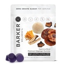 Barker Wellness Nacht Pilz Adaptogen Gummis – Vegan, Sugar-Free Functional Mushroom Gummis mit Reishi, Lion’s Mane, Chaga, Cordyceps & Adaptogens – Non-GMO, 60 Count