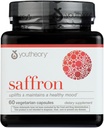 Youtheory Saffron Advanced Dietary Supplement, Erhöht Stimmung & Mental Fokus, 60 Kapseln