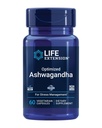 Life Extension Optimized Ashwagandha - Stressmanagement-Ergänzung für eine gesunde Stressreaktion, Fokus, Gedächtnis, Stress-Relief - Vegetarisch, Glutenfrei, Non-GMO, 60 Kapseln