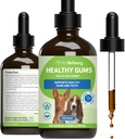 Pet Wellbeing Gesunde Gums für Hunde - Gums & Dental Health, Oral Care, Gesunder Atem, Coenzym Q10, Zinkoxid, Calendula, Marshmallow Root - Veterinär-Formulierte ganzheitliche topische 4 Unze (118 ml)