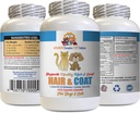 Katze Haut und Mantel - Tiere Haar und Mantel Boost - für Hunde und Katzen - Unterstützt gesunde Haut Haar Nägel - Vitamin-Ergänzung für Katzen - 1 Flasche (60 Tabletten)