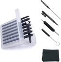 (4 Packs) Hörgerät Wax Guard Filter (32 Einheiten) Ersatz Wax Cerumen Stopp Wax Traps für Phonak, Widex, Unitron und Resound - 5 Stück Hörgerät Reinigungsset Zubehör mit Carry Case