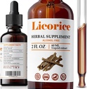 FabLab Licorice Root Extract - Kräuter Immununterstützung- Glycyrrrhiza Glabra Ergänzung für Verdauung Wiederherstellen Atemgesundheit Fatigue -Non-GMO (Licorice 2 Fl Oz)