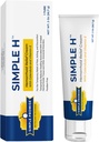 Einfache Versprechen – Einfache H-Hemorrhoid-Creme – Gentle Fast-Absorbing-Formel mit 28 potenten Inhaltsstoffen & Enhanced Delivery System – Paraben-Free, fördert Komfort & Relief, 2 Unzen