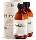 adalin schwarz Seed Öl Flüssigkeit 16.8 fl oz | Nigella Sativa Seed Oil | High Thymoquinone | Cold Pressed | Glass Bottle | Blackseed | Vegan | Gluten Free