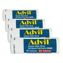 Advil Pain Reliever und Fever Reducer, Schmerzrelief Medizin mit Ibuprofen 200mg für Kopfschmerzen, Rückenschmerzen, Menstruationsschmerzen und Gelenkschmerzen Relief - 10 Beschichtete Tabletten (Pack von 4)