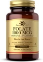 Solgar Folate 1000 mcg - 120 Tabletten - 1000 mcg Bio-Active Metafolin - Vegan, Glutenfrei, Dairy Free, Kosher - 120 Portionen