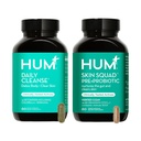 HUM Full Skin Detox and Cleanse -Proboitics for Problem Skin and Acne Breakouts witrh Organic Algae, Detoxifying Herbs, Skin Squad und Daily Cleanse