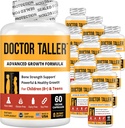 NuBest Doctor Taller - Höhe Wachstum Formel - Unterstützt Höhe Wachstum und Immunität - Keto mit Calcium, Vitamin D3, Vitamin K2, Aminosäuren & Kräuter für Kinder (8+) - 12 Pack | 12 Monate Versorgung