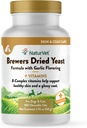NaturVet Brewers Getrocknete Hefe-Formel mit Knoblauch Flavoring Plus Vitamine für Hunde und Katzen, Kautabletten, Made in USA mit Global Source Zutaten 100 Count
