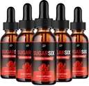 Sugar Six Drops Gesunde Formel - Nahrungsergänzungstropfen - Extra Strength SugarSix Liquid Drops, Sugar Six Drops Bewertungen (5 Pack – 5 Monate Versorgung)