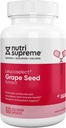 Nutri Supreme Grapeseed Extract Leucoselect, Polyphenole für Super Antioxidant Support, Herz-Kreislauf-Gesundheit, Kosher Certified 60 Kapseln