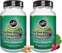 Nopal Cactus Capsules - Freeze Dried Prickly Pear Extract - Fiber Supplement for Metabolic Health Support - Rich in Betalains & Nitrates - Non-GMO - 120 Veggie Caps (2 Flaschen)