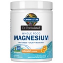 Garten des Lebens Dr. Formuliertes Ganzes Lebensmittel Magnesium 419.5g Pulver - Orange, Chelat, Non-GMO, Vegan, Kosher, Gluten & Zucker Kostenlose Ergänzung mit Probiotika - Beste für Anti-Stress, Beruhigung & Regelmäßigkeit