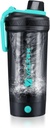 VOLTRX Shaker Bottle, Gallium USB C wiederaufladbare elektrische Protein Mixer, Shaker Cups für Protein- und Meal Ersatz Shakes, BPA Free, Hergestellt mit Tritan, 24oz