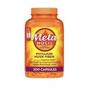 Metamucil, Psyllium Husk Kapseln, 300 Kapseln, 3-in-1 LWL-Ergänzung, Tägliche Psyllium Husk LWL-Kapseln helfen Verdauungs-Gesundheit durch die Förderung der Regelmäßigkeit*, Hilfe Beilage Tägliche LWL-Einnahme