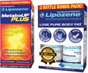 Lipozen Gewichtsverlust Pillen Double Pack und MetaboUp Plus Thermogenic Supplement - Appetit Suppressant