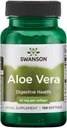 Swanson Aloe Vera 25 Milligramme 100 Sgels