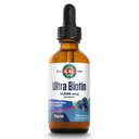KAL Ultra Biotin 10000mcg DropIns, flüssige Biotin Tropfen, Haarwachstumsergänzung, hohe Potenz Vitamin B7, Gesundes Haar, Haut, Nägel und Energie Unterstützung, natürliche gemischte Berry Flavor, ca. 59 Serv, 2oz