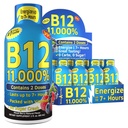 Vitamin Energy Shots, Mixed Berry Flavor, Bis zu 7+ Stunden Energie, 1.93 Fl Oz, 12 Zähler