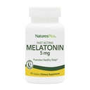 Natures Plus Melatonin 5 mg - 90 Fast-Acting Tabletten - Vegan, Glutenfrei - 90 Portionen