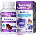 Physician's CHOICE Probiotics for Kids - 7 Diverse Strains, Organic Prebiotics, Vitamins & Minerals - Klinisch untersucht L. Rhamnosus GG - Immun- & Verdauungsunterstützung - Keine Zucker oder künstliche Farbstoffe