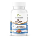 ZEN LIFE HERB IQ+ Gehirn - Koffeinfreier, klinisch getesteter Fokus, Konzentration, Gedächtnis & Energie, natürliches pflanzliches Nahrungsergänzungsmittel, keine hinzugefügten Vitamine / Mineralstoffe / Pilz / Zucker (60 Softgels)
