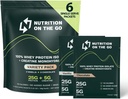 Ernährung auf den Go Whey Protein Isolate Packets mit Kreatin – 25g Protein + 5g Creatine – Single-Serve Travel Protein - Variety Pack (Vanilla & Chocolate) (6-Pack)