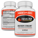 Fokus Pep- Over The Counter Stimulants zu beschleunigen Natürlich | Studie Alternative und beste Energie Ergänzungen für Nootropic Brain Boosting, 60 Pillen