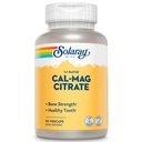 Solaray Calcium Magnesium Citrate 1000mg 1:1 Ratio, Knochenstärke-Ergänzung, Muskel, Nervensystem und Knochengesundheitsunterstützung, Chelat für hohe Absorption, gesunde Verdauung, 15 Servierungen, 90 VegCaps