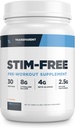 Transparent Labs Stim-Free Pre-Workout - Koffein & Stim Free Pre Workout Pulver für Männer und Frauen mit Beta Alanine Pulver, Citrulline Malate, &amp; ElevATP - 30 Servierungen, Orange