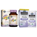 Garten des Lebens Bios Pränatales Vitamin: Folate for Energy & Healthy Fetal Development & - Dr. Formulated Probiotics Once Daily Prenatal - Acidophilus und Bifidobacteria Probiotic Support