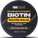 Haar Illusion MAXIMUM POTENCY BIOTIN Bart Balm für Bart Wachstum und Erweichung, Schwarz