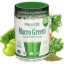MacroLife Naturals Macro Greens Superfood Powder – 38 Superfoods with Probiotics, Digestive Enzymes & Adaptogens | Non GMO, Vegan, Gluten Free | 18B CFU | 10 oz (30 Servings)