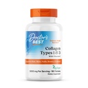 Doctor's Best Collagen Types 1 & 3 mit Peptan, Non-GMO, Glutenfrei, Sojafrei, Unterstützt Haar, Haut, Nägel, Tendons & Knochen, 1000 mg, 180 Tabletten