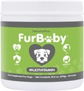 NaturesPlus FurBaby Multivitamin für Hunde - 10.4 Unze - Unterstützt Gelenkgesundheit, Immunfunktion, Gesunde Fleisch- und Energieproduktion - Non-GMO - 60 Servietten