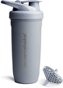 Smartshake Reforce Edelstahl Protein Shaker Bottle 900 ml | 30 oz - Lecksichere Schraub Lid - BPA Free – Non Insulated Bottle- Unisex (Grau)