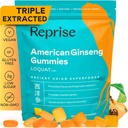 American Ginseng Energy Boost Gummies - All-Natural Full-Potency American Ginseng, hilft Energie, Fokus und liefert Immununterstützung, Low-Sugar, Vegan, 45 Gummis, Loquat Flavor