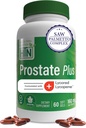 Gesundheit Thru Nutrition Prostata Plus mit Säge Palmetto Extrakt, Lycopin als Lycored, Pflanzen Sterole, Selen, Zink und Kürbis Seed | Complete Prostate Support | Non-GMO & Gluten Free (Pack von 60)