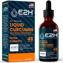 E2H flüssige Kurkuma für besseres Sortiment - Natürliche Gelenkunterstützung - Kurkuma-Root-Extrakt mit schwarzem Pfeffer Samen - Steigern Sie Ihre Gesundheit - Vegan - Non-GMO - 2 Fl Oz