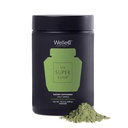 WelleCo Das Super Elixir Daily Greens Powder, Probiotic Drink Mix mit ganzer Nahrung, Glutenfrei, Vegan Gut Health Powder, Energie, Immunität, Gesunde Haut, Haare & Nägel (Jar, Ananas & Lime Jar)
