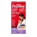 Infants' Tylenol Liquid Pain Relief & Fever Medicine, Oral Suspension, Acetaminophen für Sore Throat, Kopfschmerzen & Zähne, Schmerzrelief & Fever Reducer für Kinder; Grape Flavor, 2 fl. oz.; Packung von 1