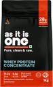 AS-IT-IS Nutrition Whey Protein Konzentrat 80% - 1kg/35.2 Oz Cross-flow Microfiltered | Unflavoured | Getestet für Reinheit | Non-gmo und Gluten-free Keine Konservierungsstoffe