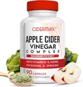 Apple Cider Essig Complex Kapseln - 90-Day Supply Kapseln für Gut Unterstützung, Balanced Weight & Body Detox - Alle natürlichen Vitamin B6, Kelp, Kalium, & Spirulina Ergänzung von Cidermax