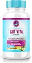 Gut Vita Kapseln - Gut Vita Ergänzung für Fortgeschrittene Verdauungs-Wellness, All-Natural Formel zur Unterstützung Gut Gesundheit, GutVita Restoring Optimal Gut Flora, Pastillas Bewertungen (60 Kapseln)