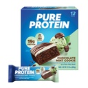Pure Protein Bars, High Protein, Nutritious Snacks Energie zu unterstützen, Low Sugar, Gluten frei, Schokolade Mint Cookie,1.76oz, 12 Count (Verpackung Mai Vary)