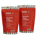 Premium Organic Baobab Powder I Prebiotic Gut Health, Intermittent Fasten, Immunität, Hydration | Vitamin C, Polyphenole, Mineralien | Fiber Supplement | 16 oz.