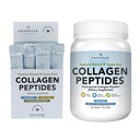 AMANDEAN Collagen Peptide Bundle. 1kg & Stick Packs. Grass-Fed, Enzymatisch hydrolysiert, Typ 1 & 3. Protein mit 18 Aminosäuren für gesunde Haut, Haar, Nägel. Einfach zu mischen, entflammt, Non-GMO